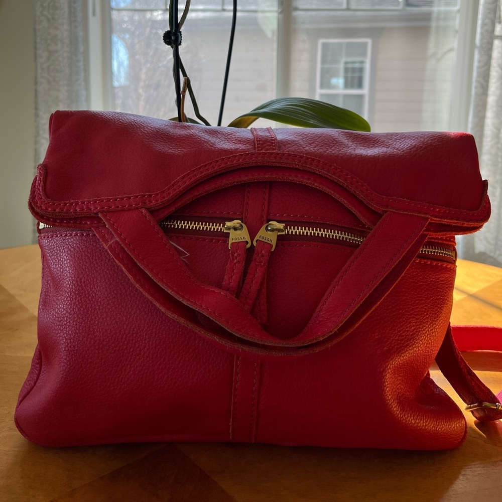 FOSSIL hobo bag with removable crossbody strap